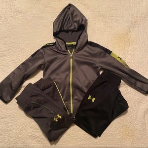 3 piece boys under armour outfit size 4